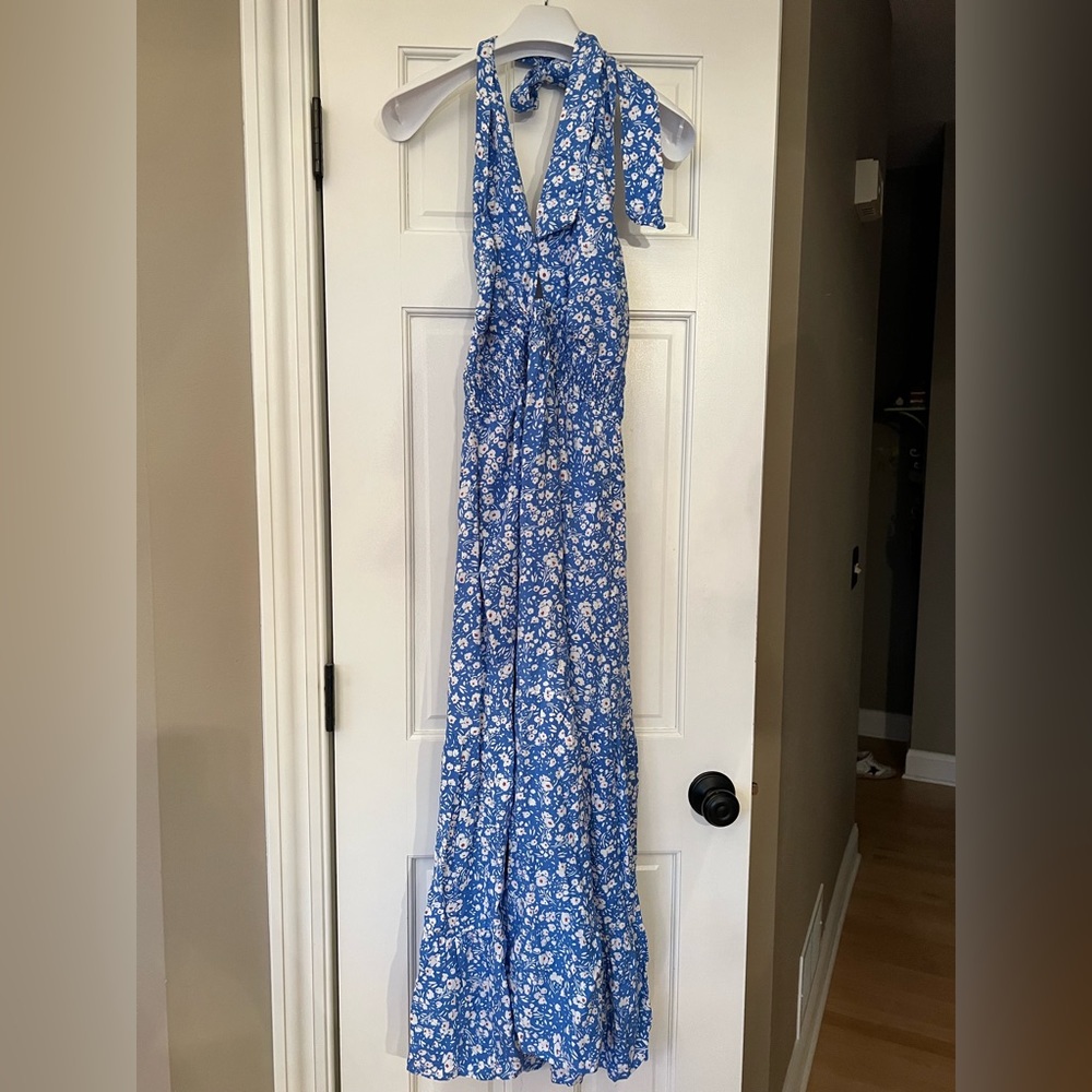 Halter floral dress TAGS ON